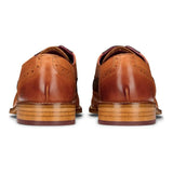 Moški čevlji brogue z vezalkami, klasični vintage, iz pravega usnja, rjave barve, rdeči, rjavi in rdeči