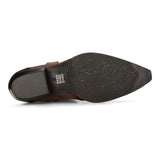 Moški visoki zahodnjaški škornji iz pravega usnja, rjavi, jahalni, plesni, kavbojski, vintage, s koničasto konico