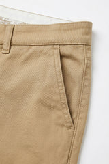 Moške kaki chino hlače iz mešanice lana, tencel bombaž, poletni material