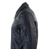 Moška usnjena pilotska jakna Harrington Navy Bomber Classic