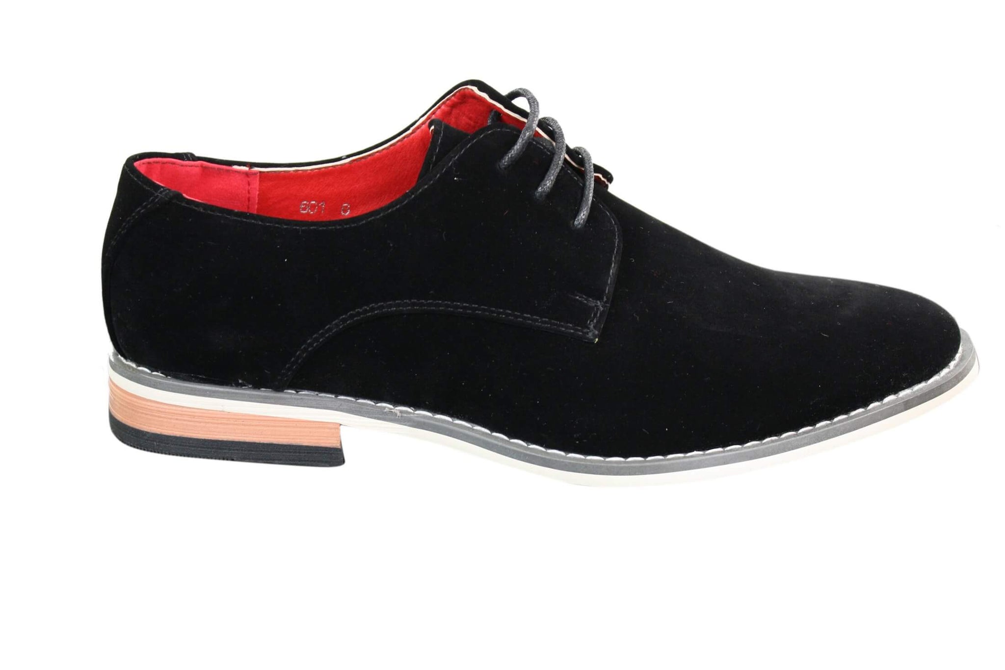 Moški semiš elegantni casual oxford čevlji Fiorello 601 z vezalkami, rjavi, črni, modri