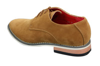 Moški semiš elegantni casual oxford čevlji Fiorello 601 z vezalkami, rjavi, črni, modri