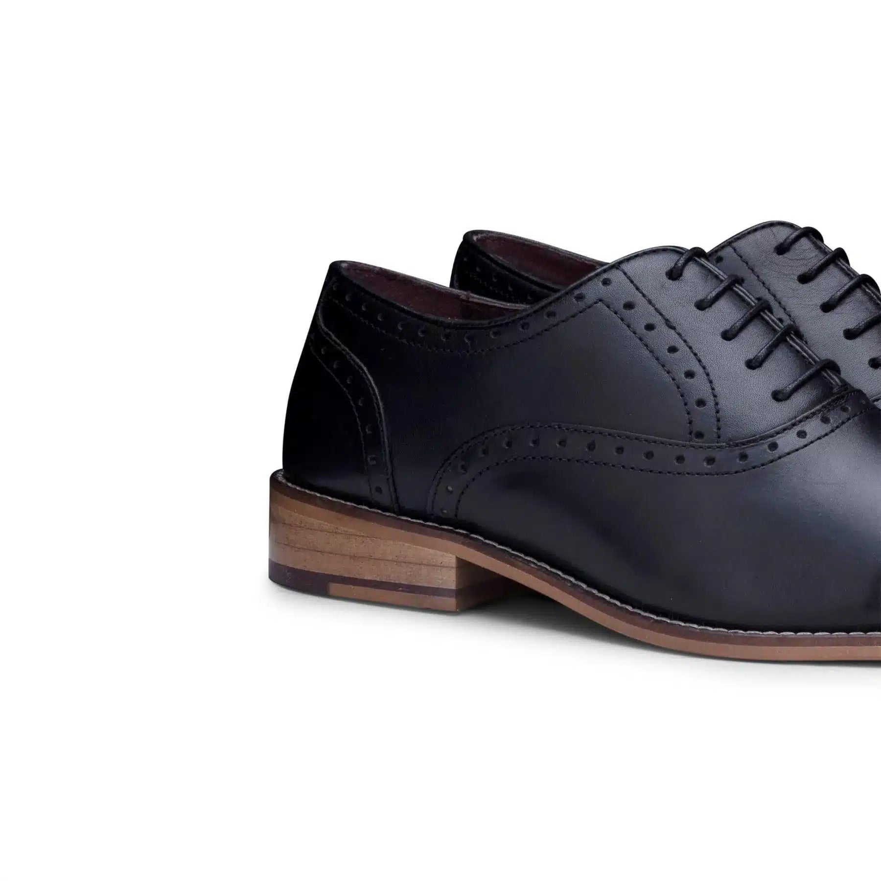 Moški klasični brogues iz pravega usnja, črni čevlji z vezalkami, elegantni formalni usnjeni vintage