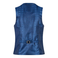 Fantovska mornarsko modra karo obleka iz treh delov, rdeča, Edinson Marc Darcy klasična vintage poroka