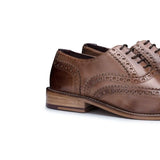Moški čevlji iz pravega usnja, vintage čevlji, brogue čevlji iz semiša in tvida iz 20. let prejšnjega stoletja z vezalkami, elegantni formalni čevlji