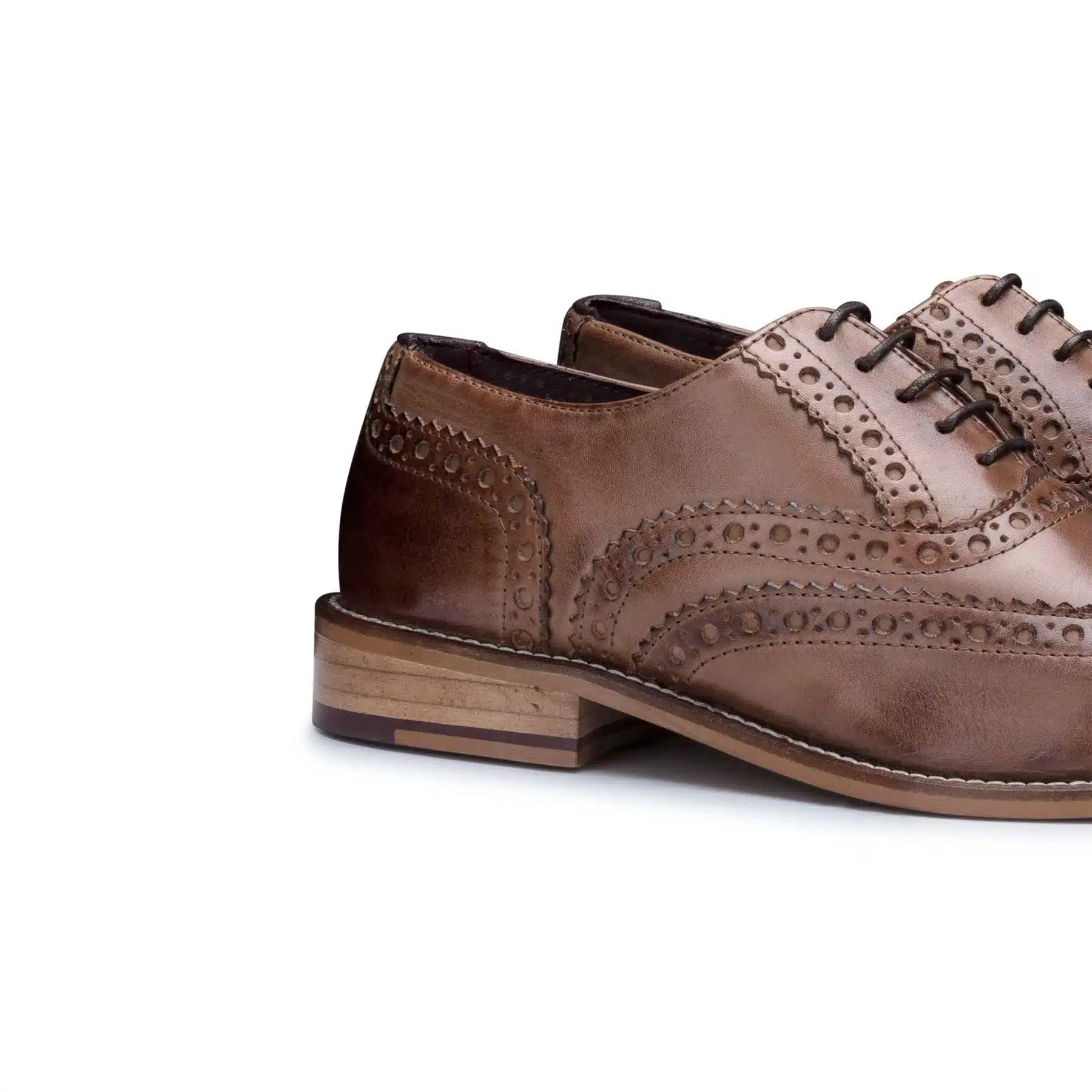 Moški čevlji iz pravega usnja, vintage čevlji, brogue čevlji iz semiša in tvida iz 20. let prejšnjega stoletja z vezalkami, elegantni formalni čevlji