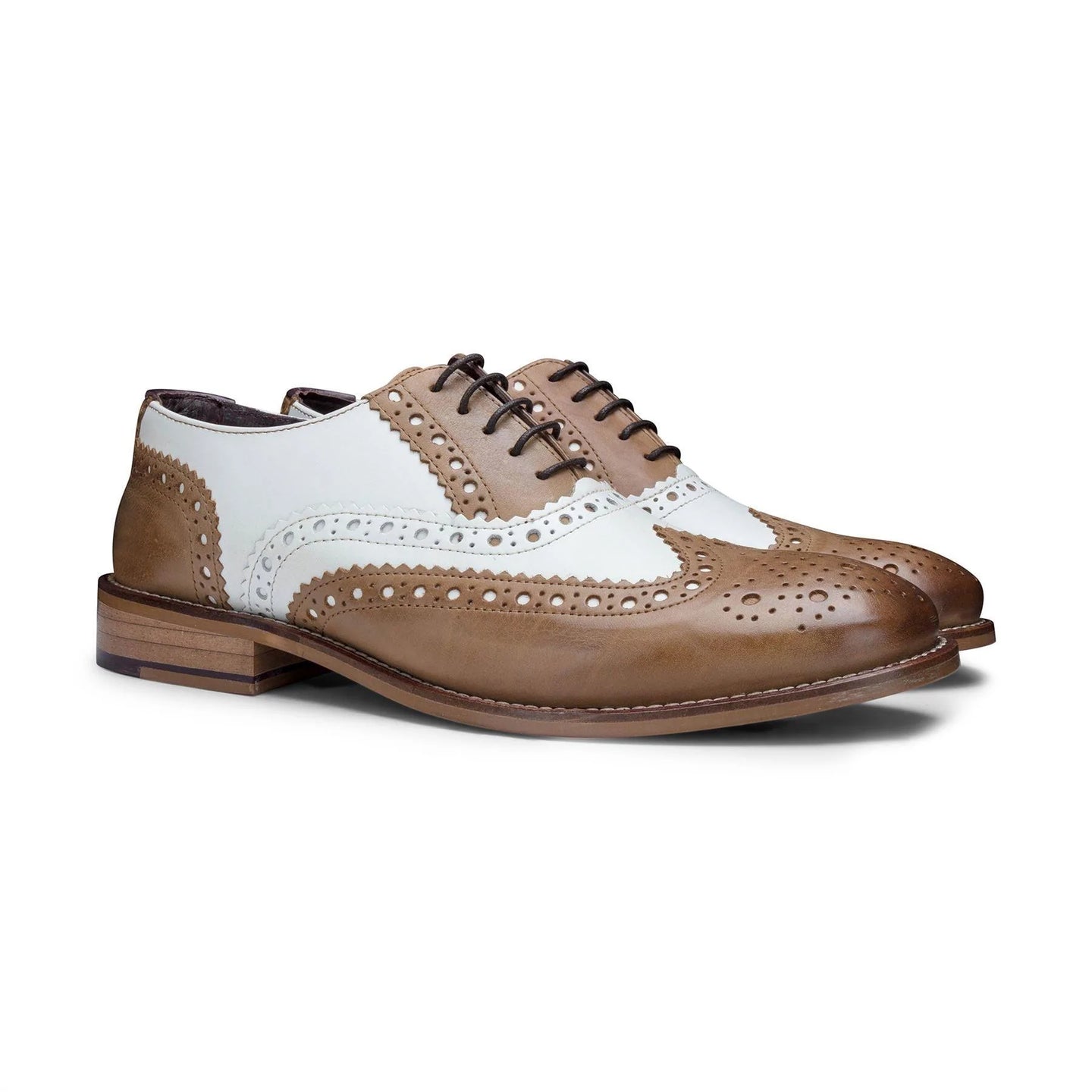 Moški čevlji iz pravega usnja, vintage čevlji, brogue čevlji iz semiša in tvida iz 20. let prejšnjega stoletja z vezalkami, elegantni formalni čevlji