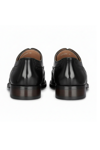 Harry - Moški črni lakirani čevlji brogue