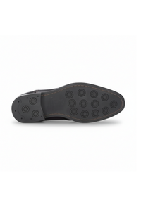 Harry - Moški črni lakirani čevlji brogue
