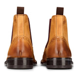 Moški škornji brez rokavov iz pravega usnja, rjavi in rjavi, klasični elegantni in formalni, londonski