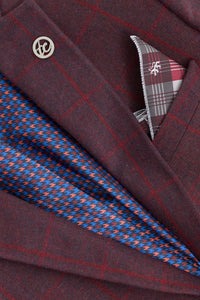 Moška 3-delna obleka iz volnenega tvida s karo vzorcem Gatsbyja iz 20. let 20. stoletja