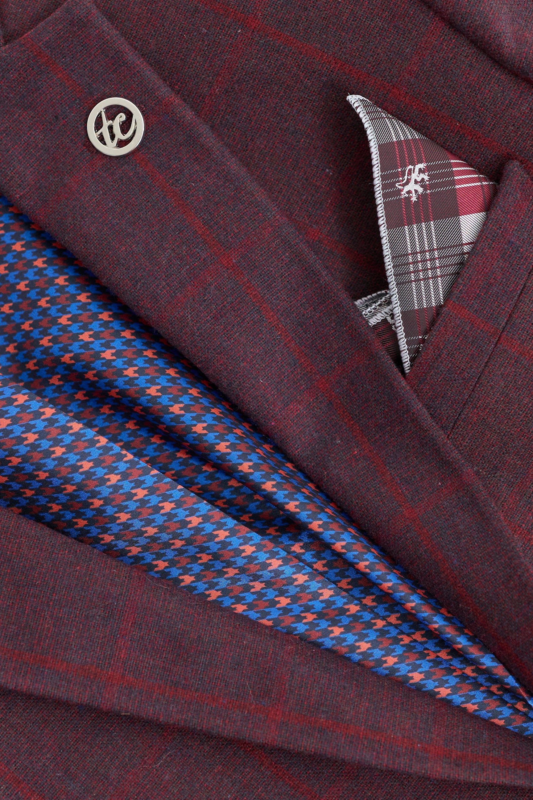 Moška 3-delna obleka iz volnenega tvida s karo vzorcem Gatsbyja iz 20. let 20. stoletja