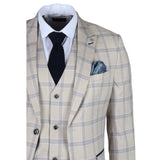 Warwick - Moški bež karirasti blazer