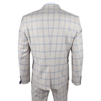Warwick - Moški bež karirasti blazer