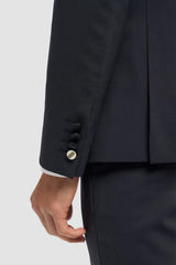 Aspen - Moški temno moder dvoredni smoking blazer