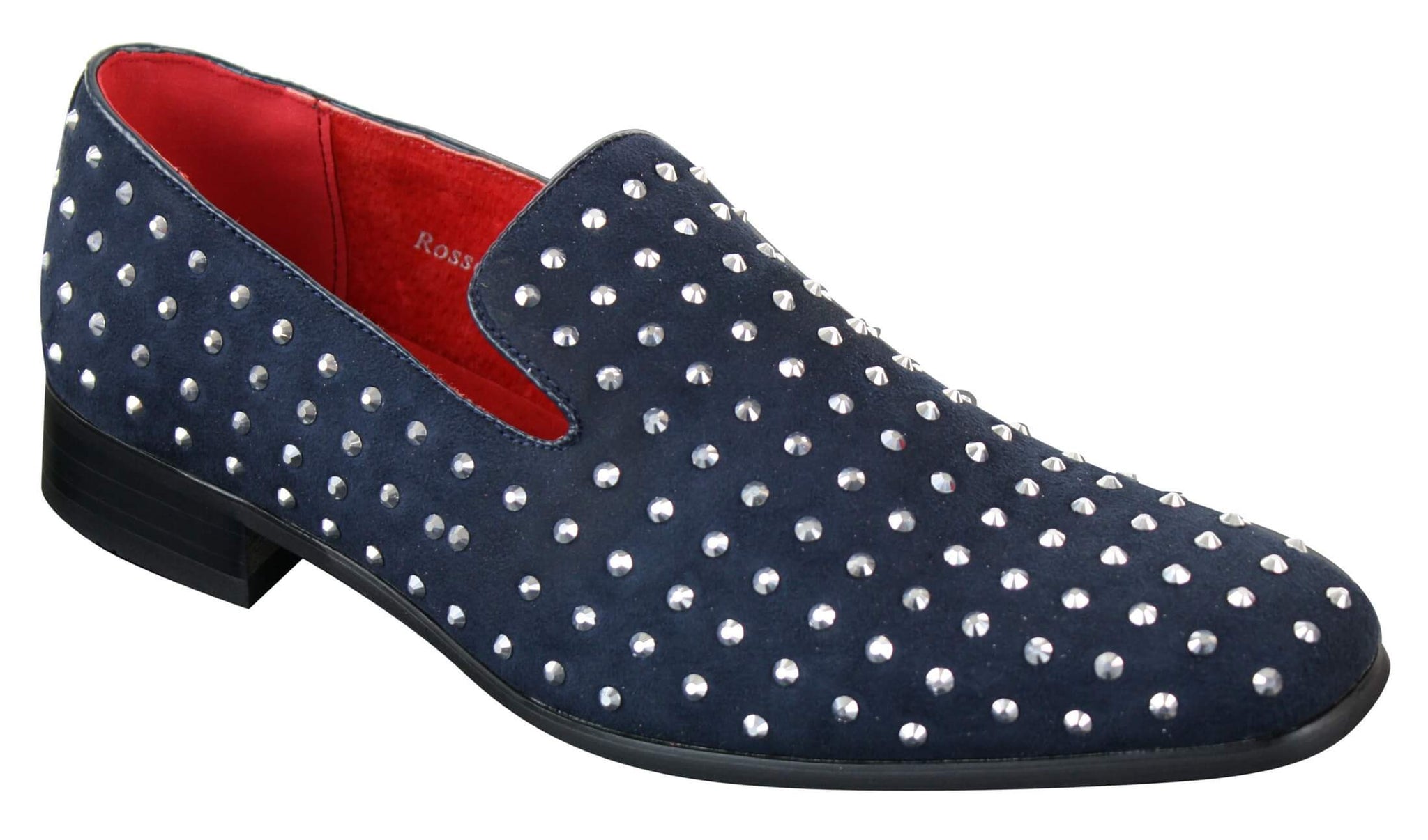 Moški semiš natikači s čepki, srebrni, elegantni, ležerni, sijoči, za zabavo