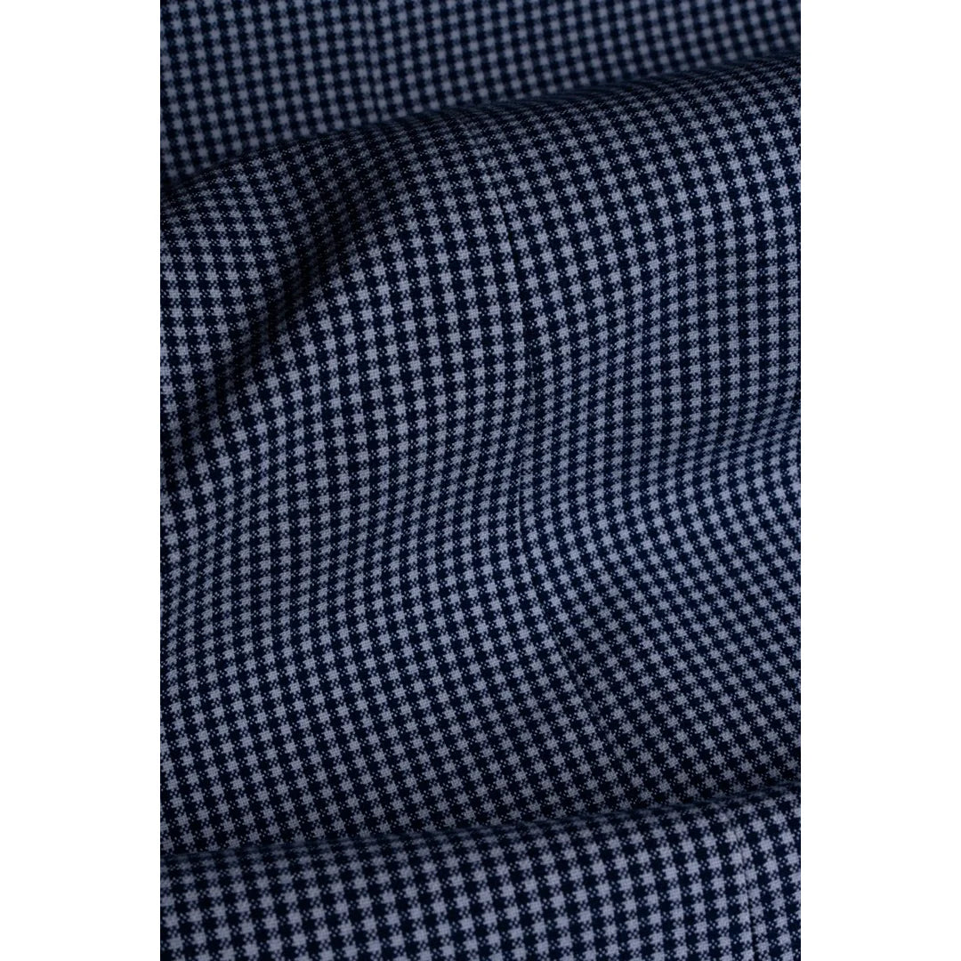 Baresi - Moški moder karo poletni blazer
