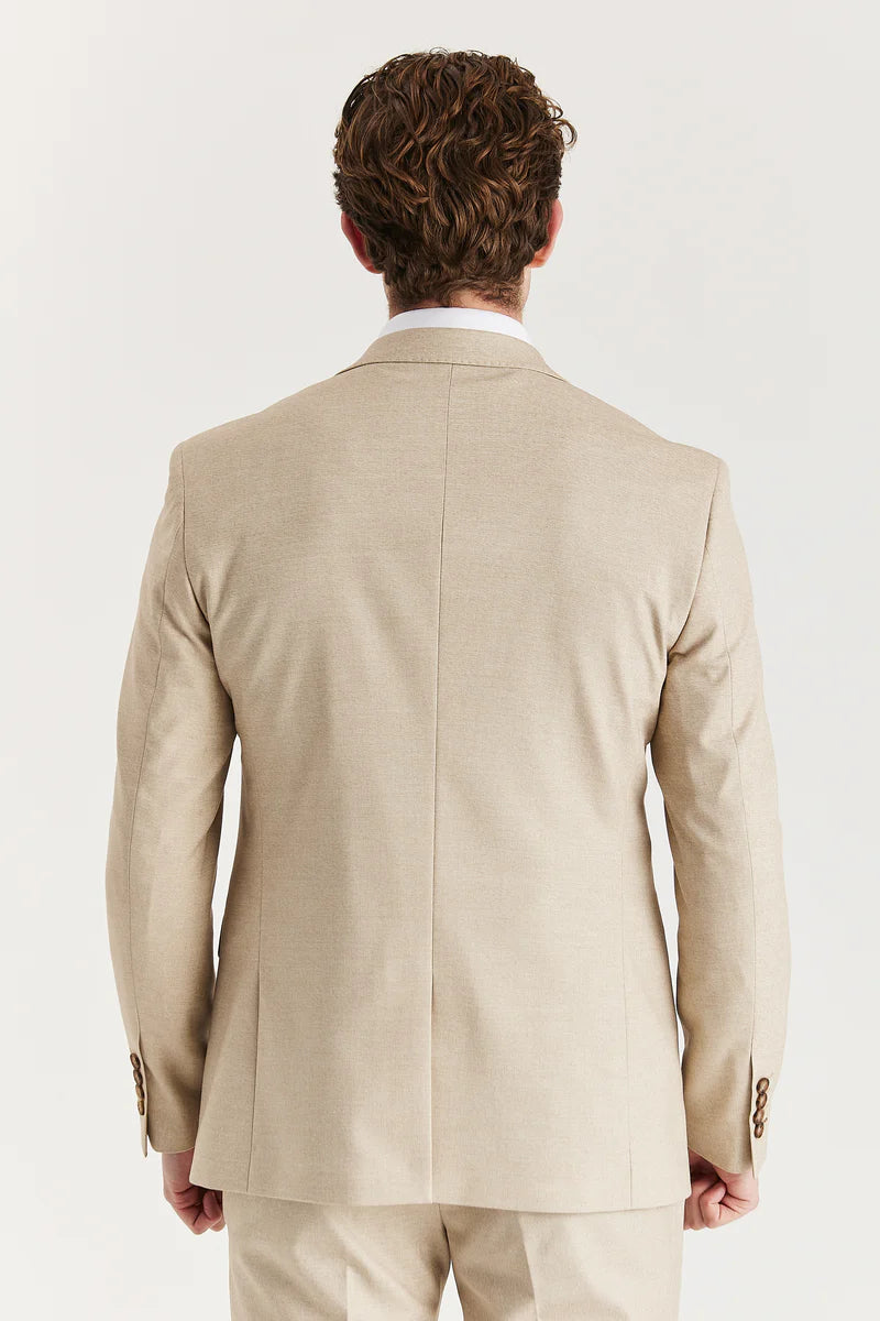 Belmont - Moški bež blazer kroja
