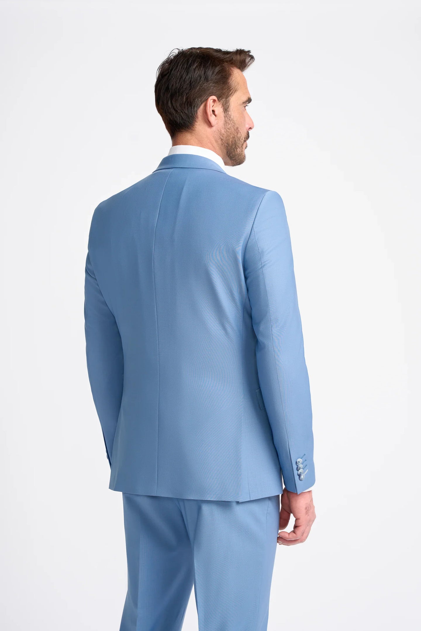 Bond - Moški nebesno moder krojeni blazer
