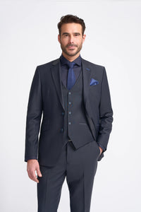 Bond - Moški temno moder blazer kroja