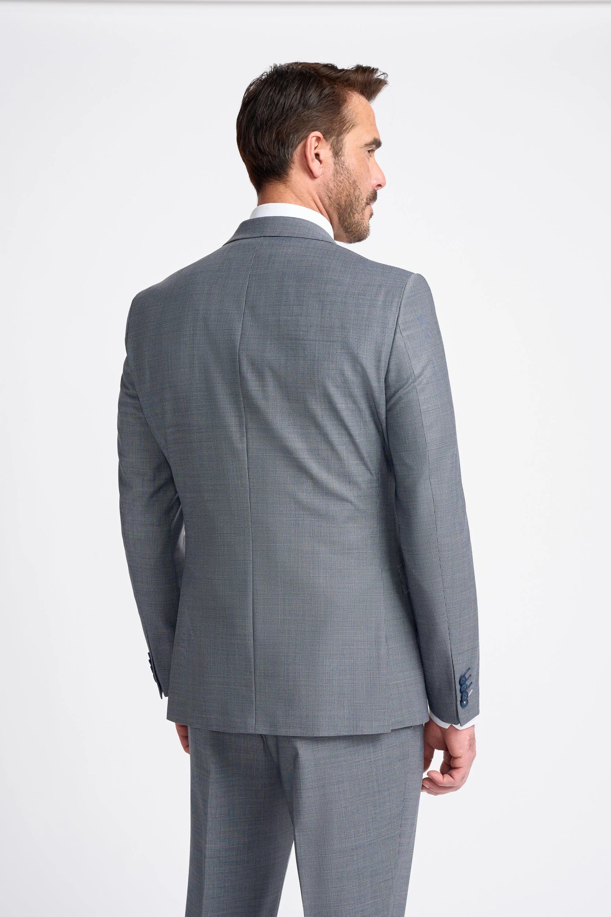 Bond - Moški siv krojeni blazer
