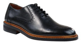 Moški brogue oxford čevlji rjave barve s črnimi vezalkami, usnjeni Goodyear Welted