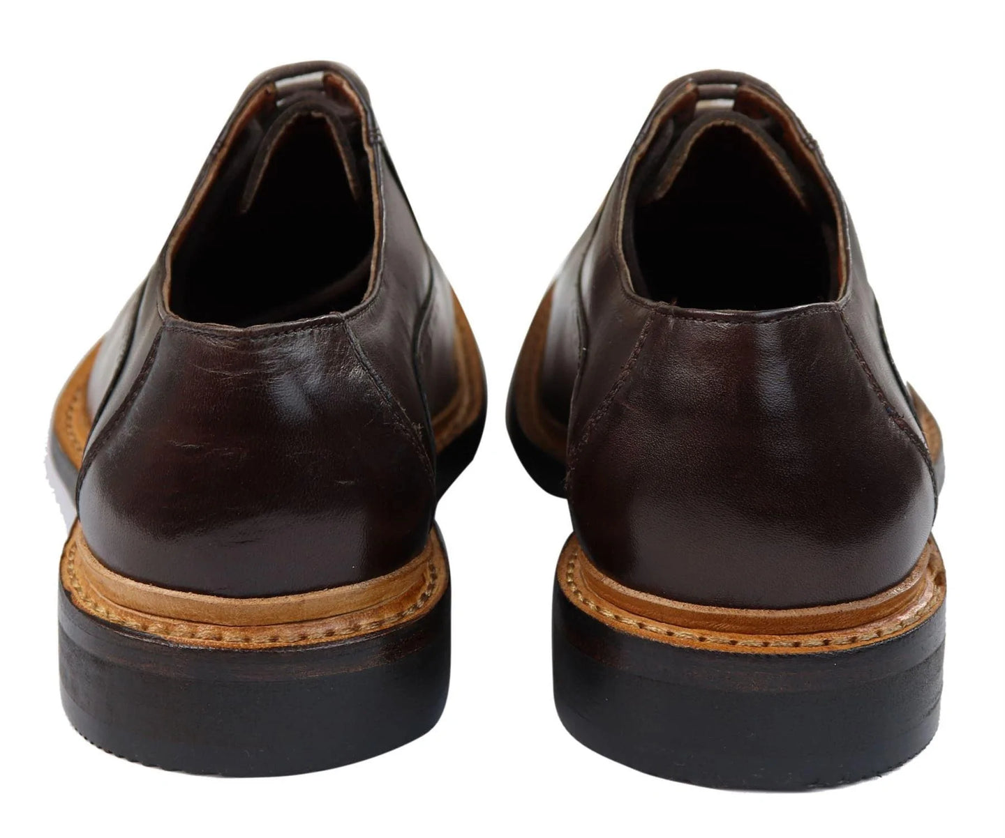 Moški brogue oxford čevlji rjave barve črne barve z vezalkami, usnjeni Goodyear Welted