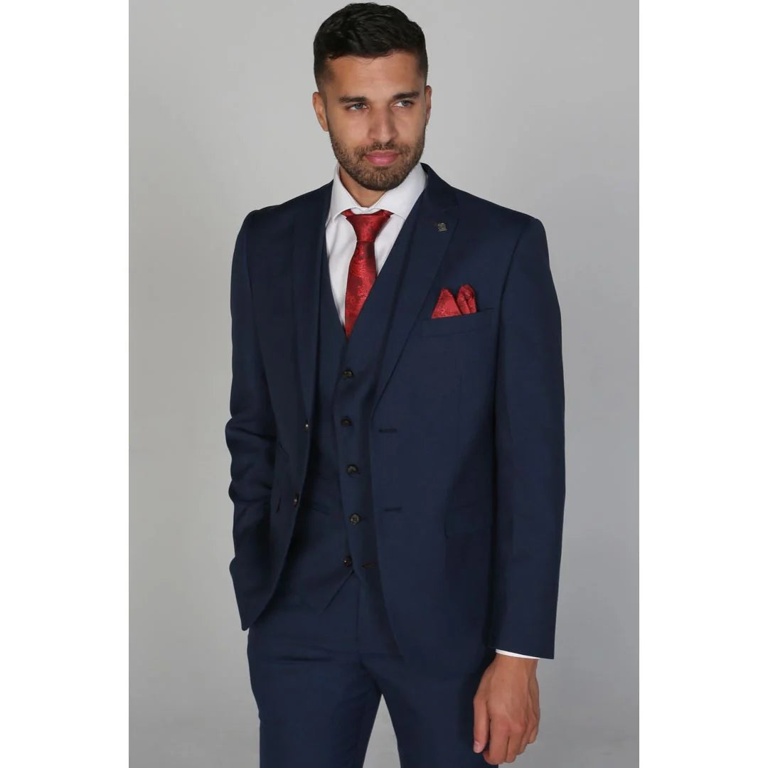 Calvin - Moški mornarsko moder blazer