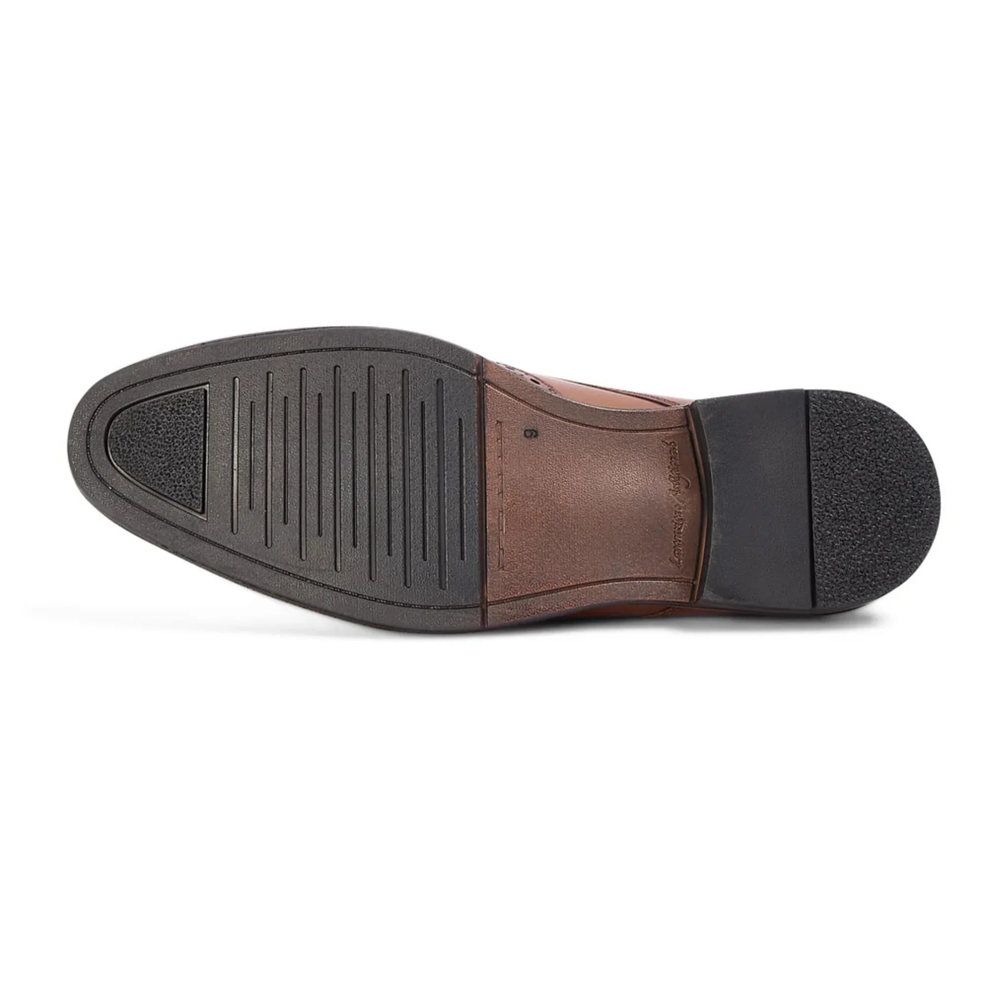 Cambridge - Moški rjavi derby čevlji Wingtip Brogue