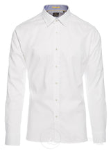 Cavani CV-65 - Moška bombažna raztegljiva elegantna majica - črna/modra/temno modra/roza/bela