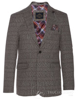 Cavani Dominic - moški rjav elegantni vintage blazer
