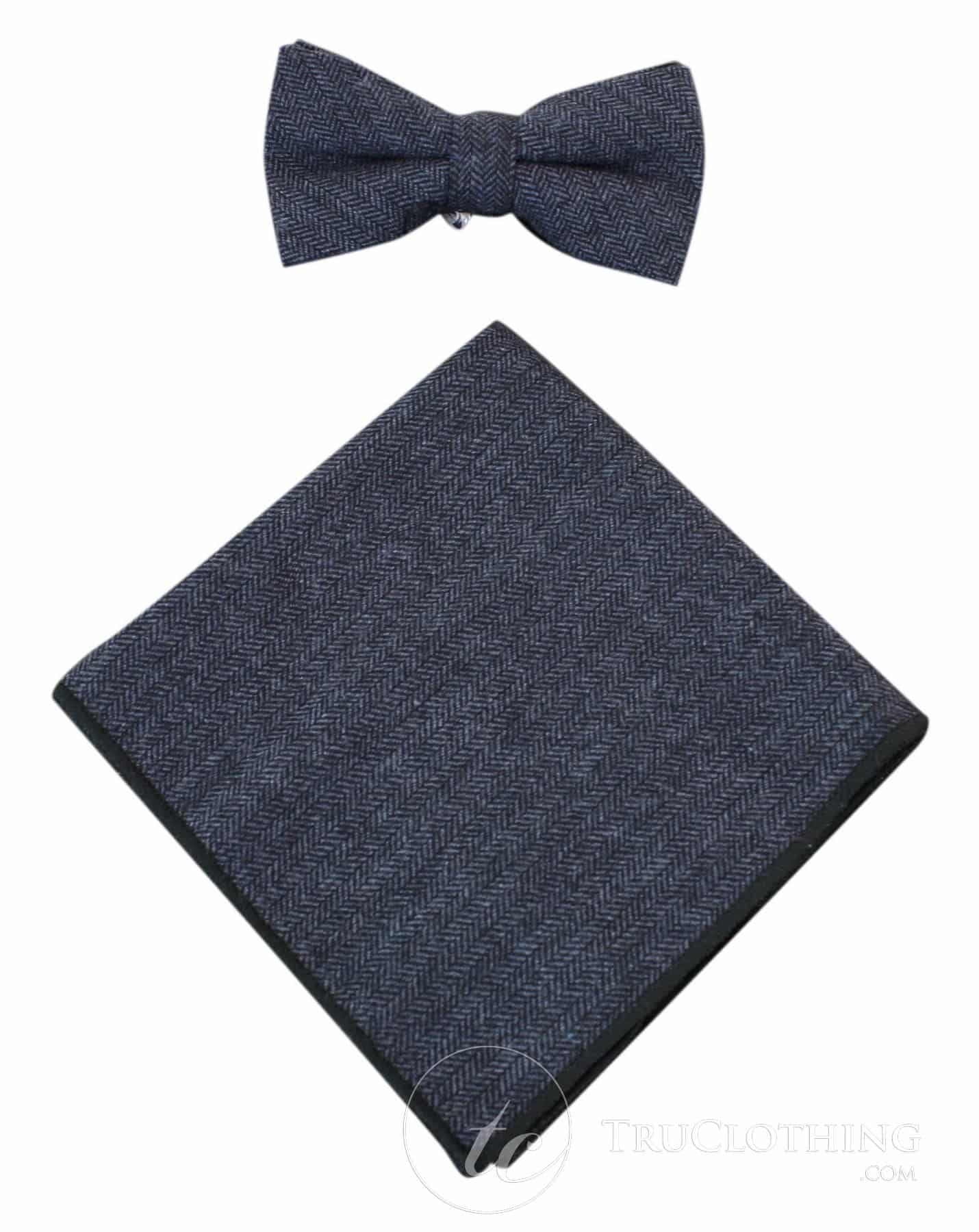 Cavani Martez Metuljček - Moški tvidasti metuljček z vzorcem ribje kosti, karo robček, retro vintage, klasičen, Peaky Blinders