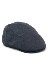 Klobuk Cavani Martez - moška dedkova kapa temno modra ravna kapa ribja kost Vintage Retro Del Boy Classic Gatsby Peaky Blinders