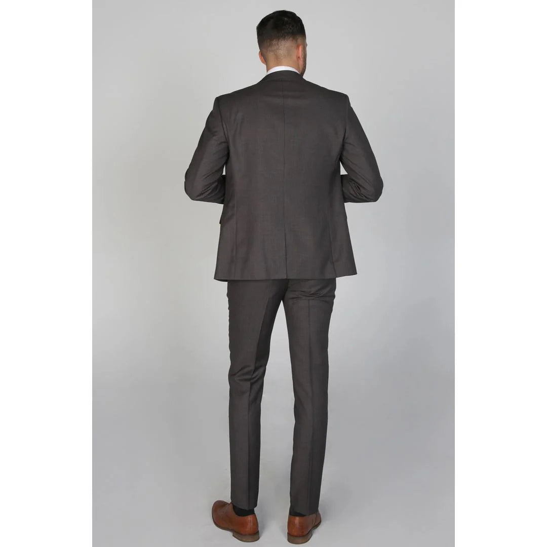 Charles - Moški ogljeno rjav blazer