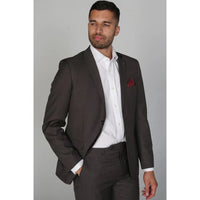 Charles - Moški ogljeno rjav blazer