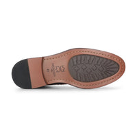 Clifford - Moški kaki rjavi usnjeni gležnjarji brogue