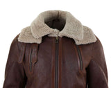 Moška 3/4 dolga jakna iz ovčje kože