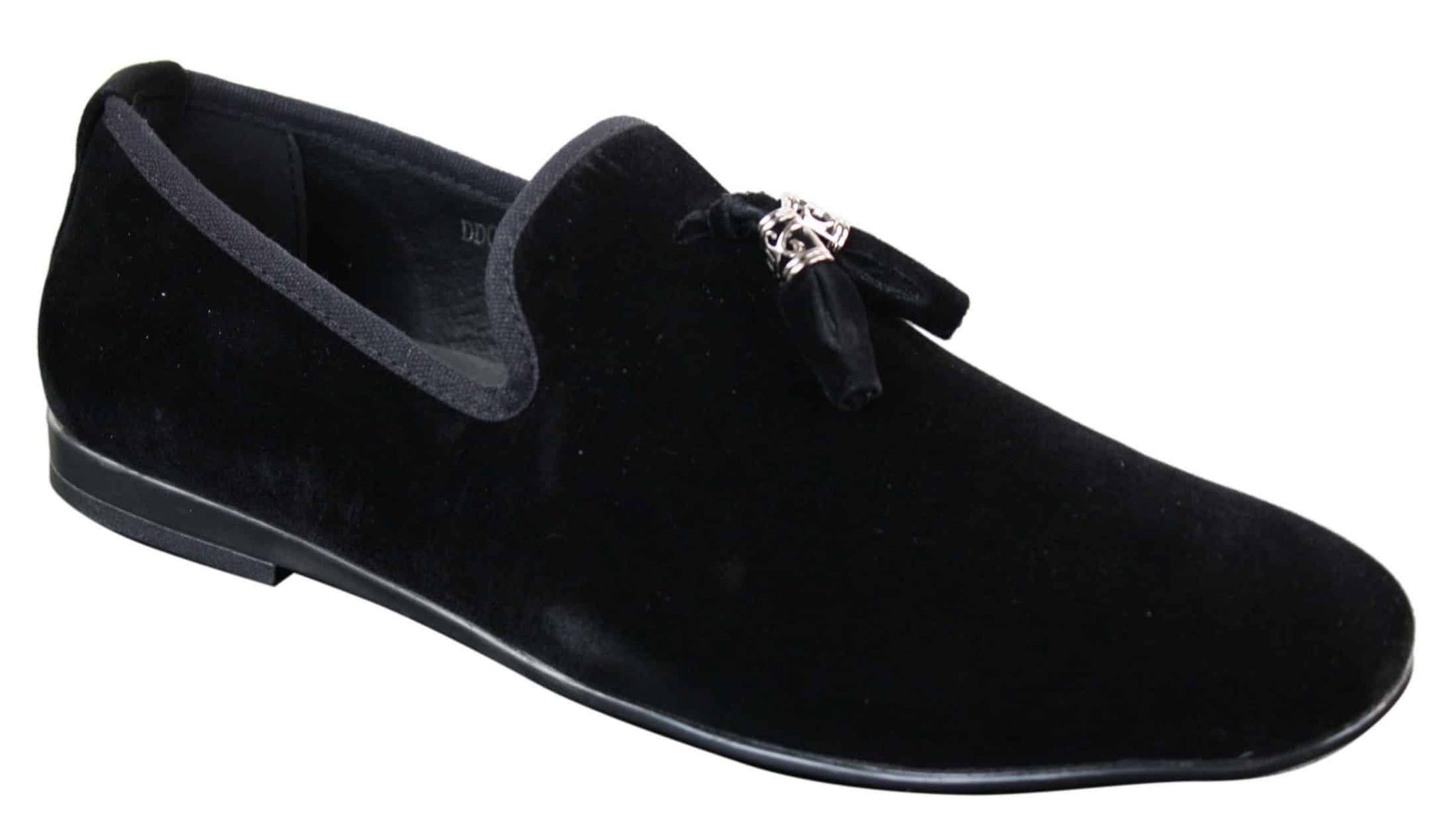 Elong dd0019 - Moški žametni brezrokavniki iz semiša z resicami, mokasini, elegantni, vinsko modri