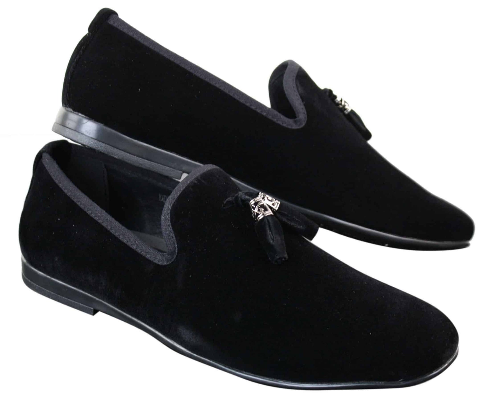Elong dd0019 - Moški žametni brezrokavniki iz semiša z resicami, mokasini, elegantni, vinsko modri