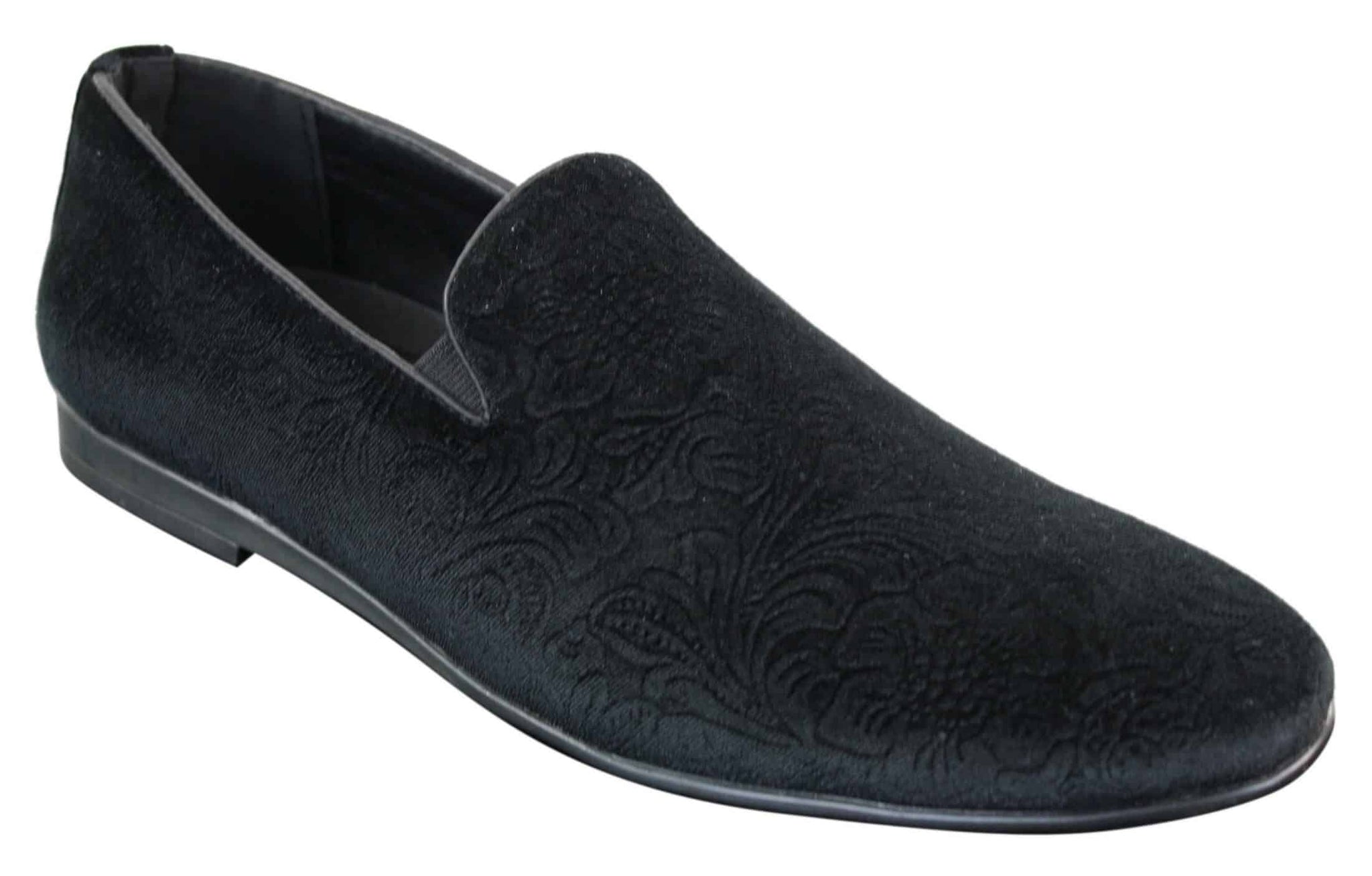 Elong DD0083 - Moški žametni brezrokavniki s paisley vzorcem, mokasini, elegantni, vinsko modri, črni