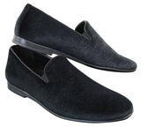 Elong DD0083 - Moški žametni brezrokavniki s paisley vzorcem, mokasini, elegantni, vinsko modri, črni