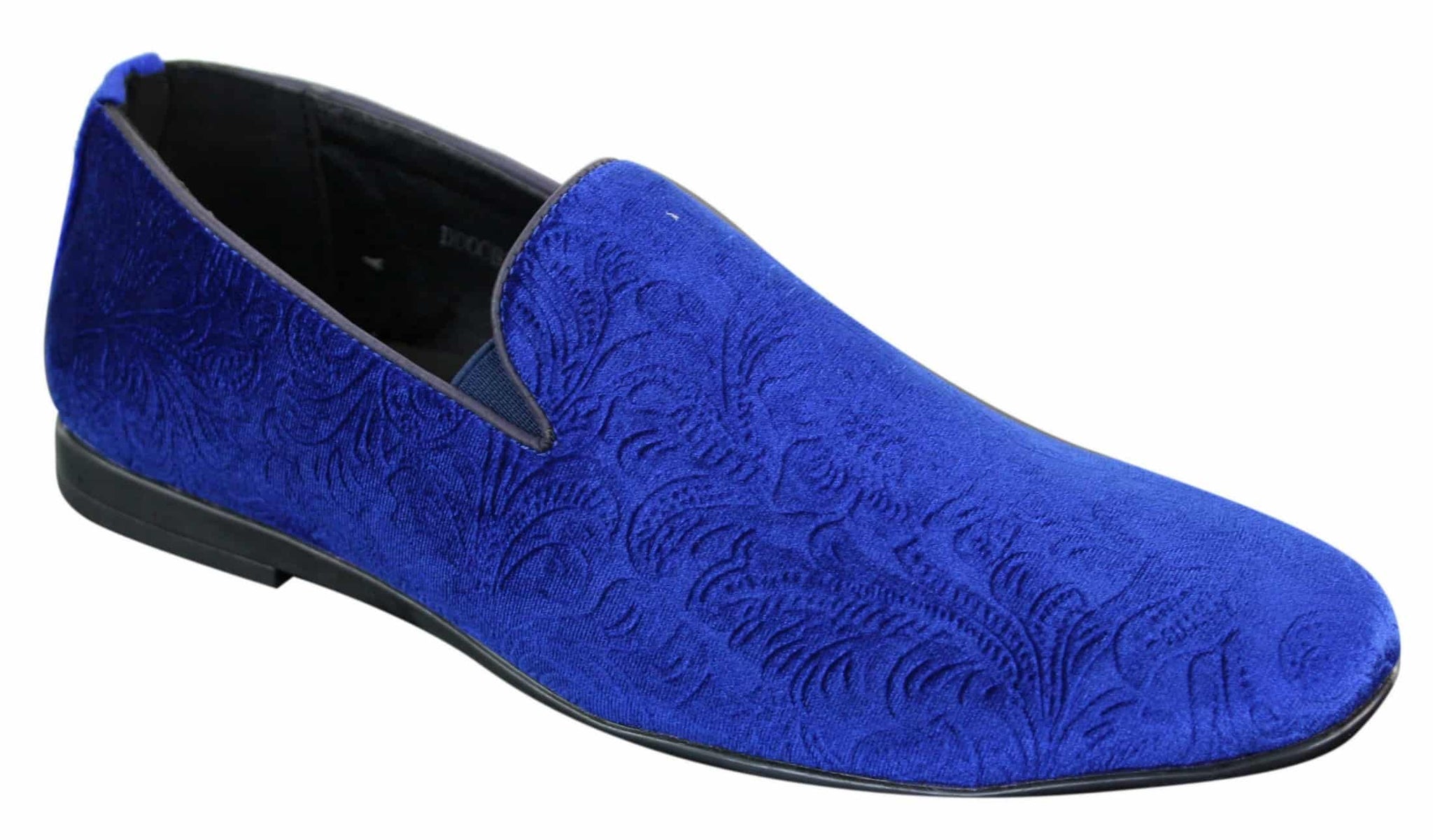 Elong DD0083 - Moški žametni brezrokavniki s paisley vzorcem, mokasini, elegantni, vinsko modri, črni