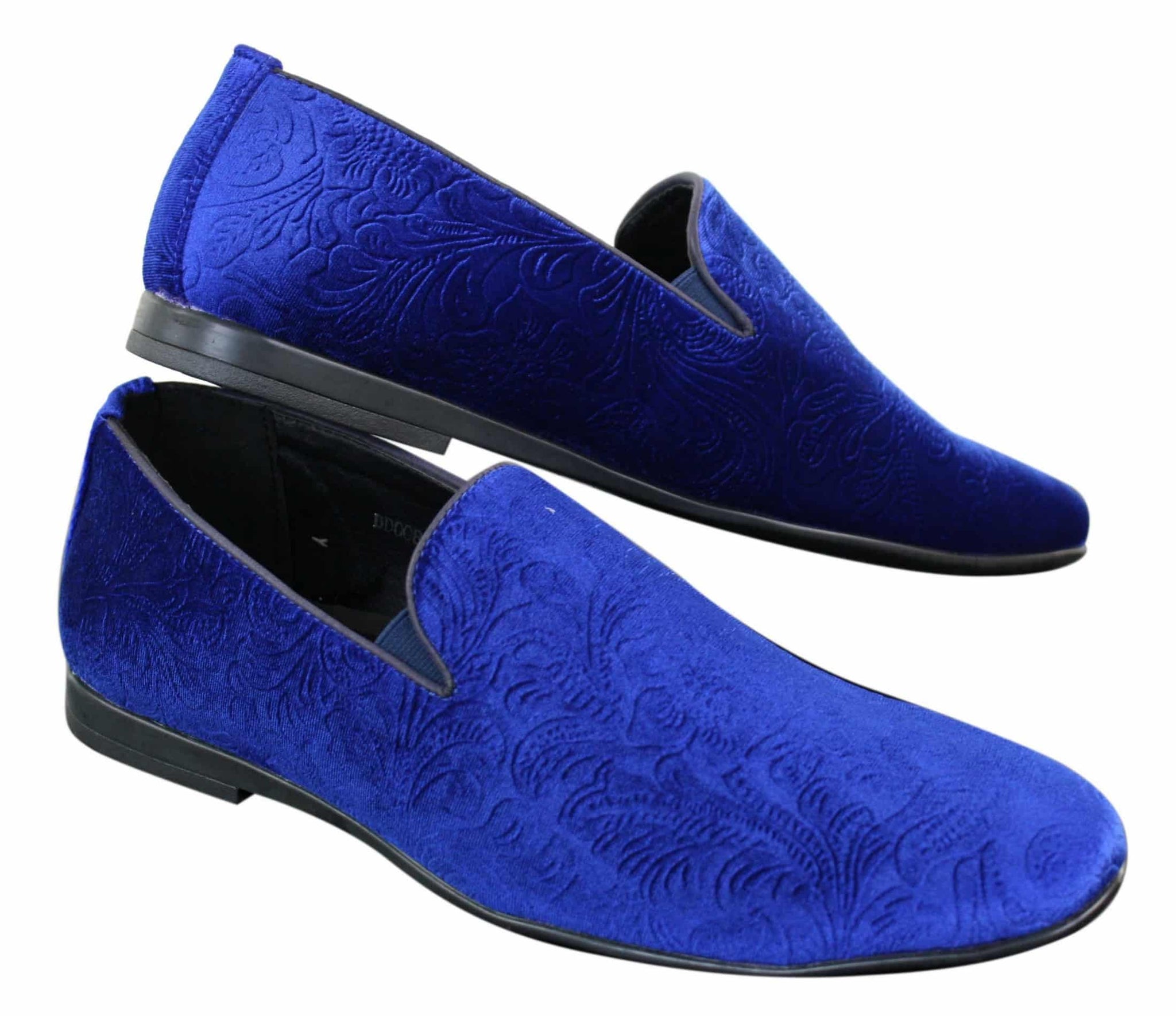 Elong DD0083 - Moški žametni brezrokavniki s paisley vzorcem, mokasini, elegantni, vinsko modri, črni