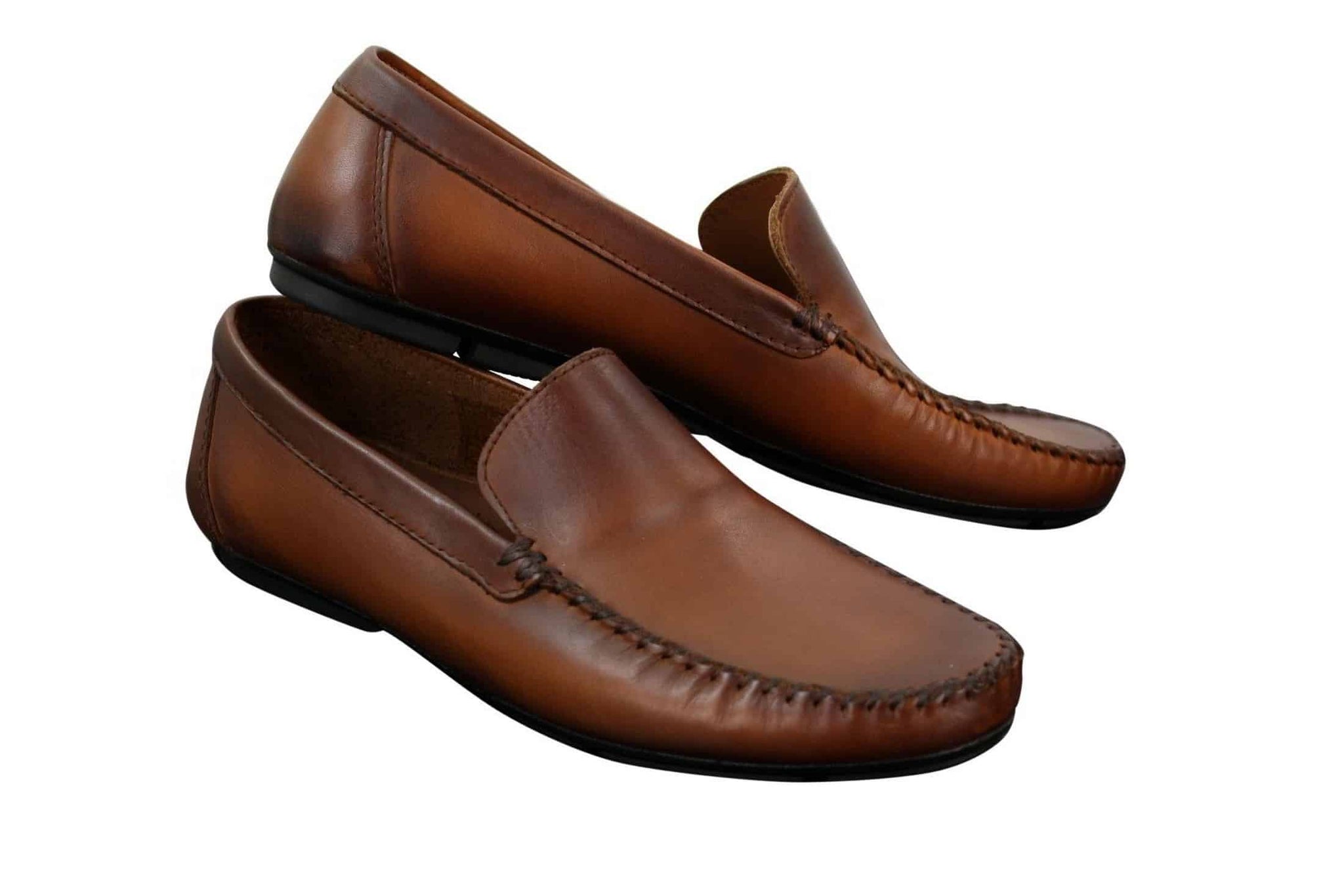 Moški usnjeni dizajnerski natikači brez rokavov, elegantni casual čevlji, vintage retro