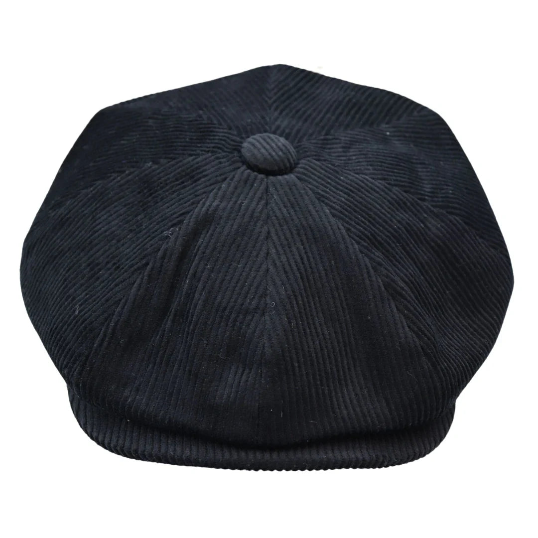 Moška 8-delna britvica Baker Boy Hat Corduroy Blinders Newsboy ravna kapa