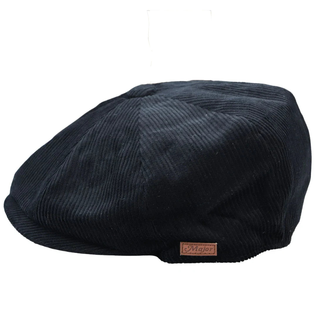 Moška 8-delna britvica Baker Boy Hat Corduroy Blinders Newsboy ravna kapa