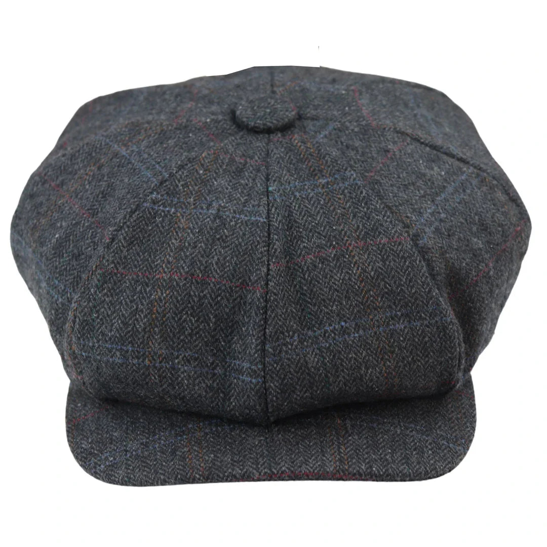 Moška 8-delna britvica Baker Boy Hat volnena tvidasta kapa Blinders Newsboy
