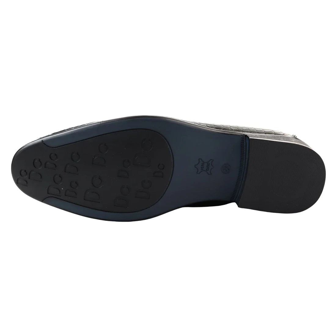 Moški formalni zeleni mokasini brez rokavov