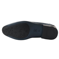 Moški formalni mornarsko modri mokasini brez rokavov