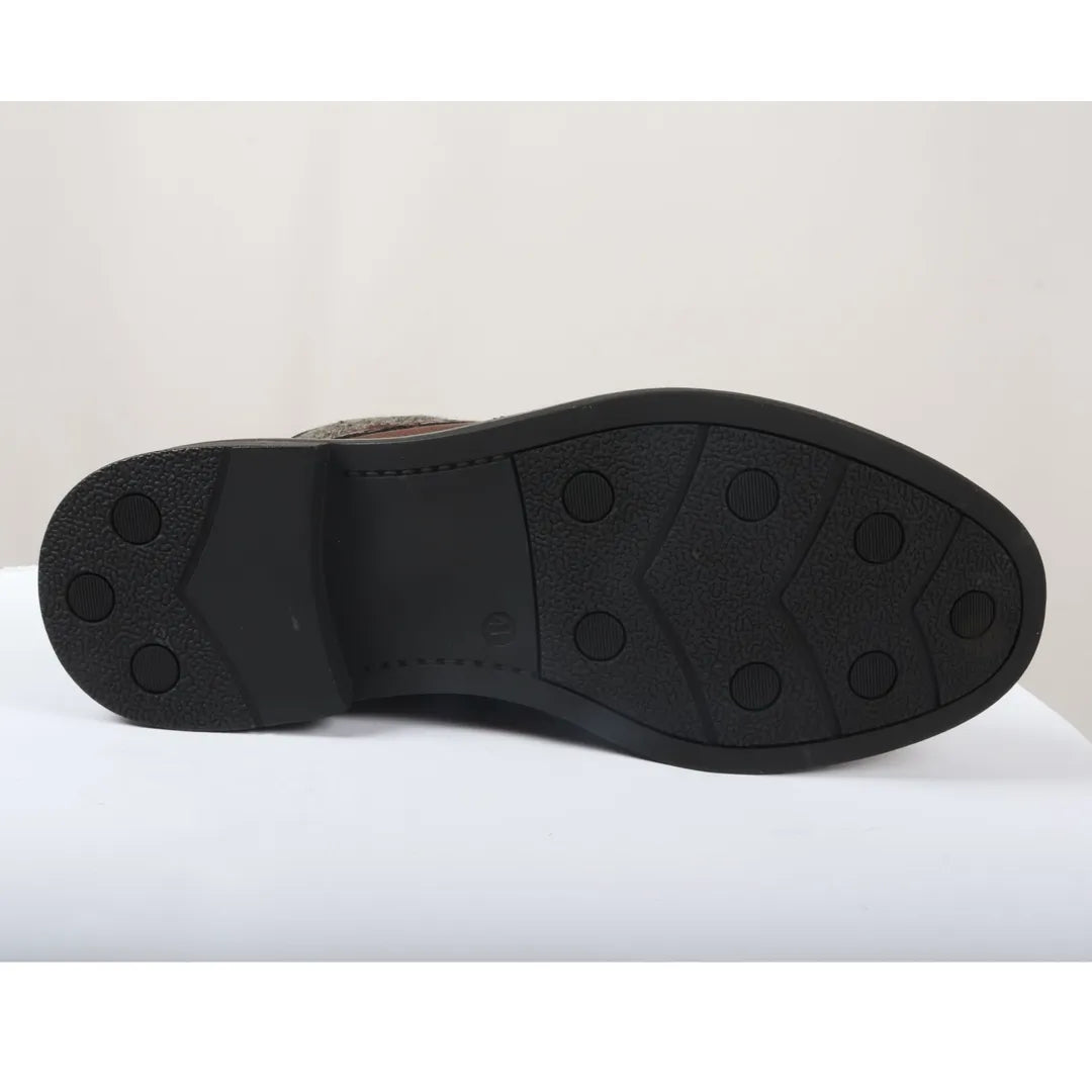 Moški črni gležnjarji z vezalkami